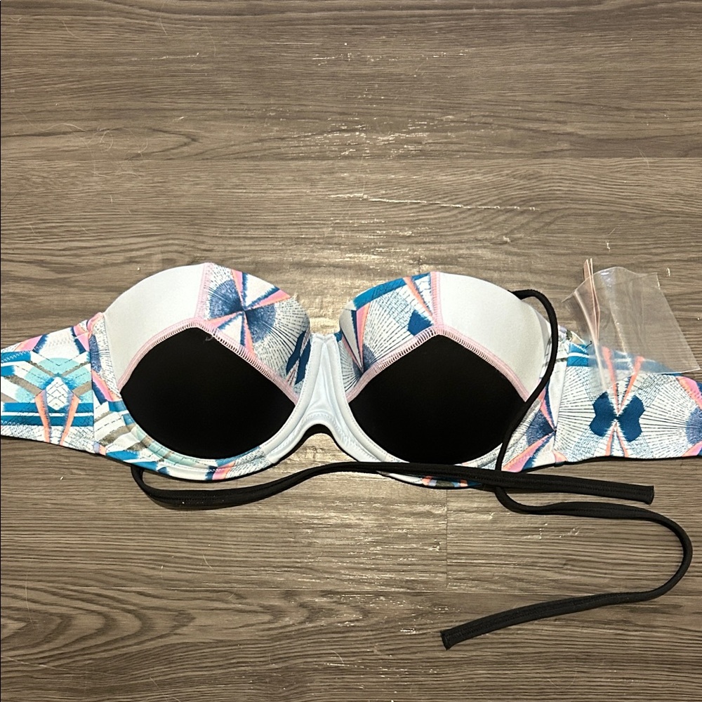 Colorful Geometric Bikini Top